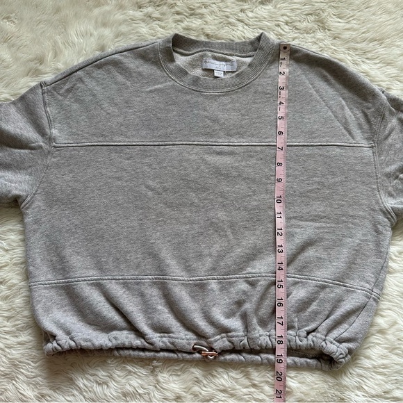 Spiritual Gangster Sweatshirt Canyon Crewneck Pullover Cropped Heather Gray S - Picture 11 of 12